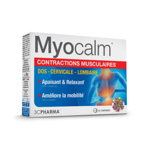 MYOCALM _ CONTRACTIONS MUSCULAIRES - COMPRIMÉS - 3CPHARMA