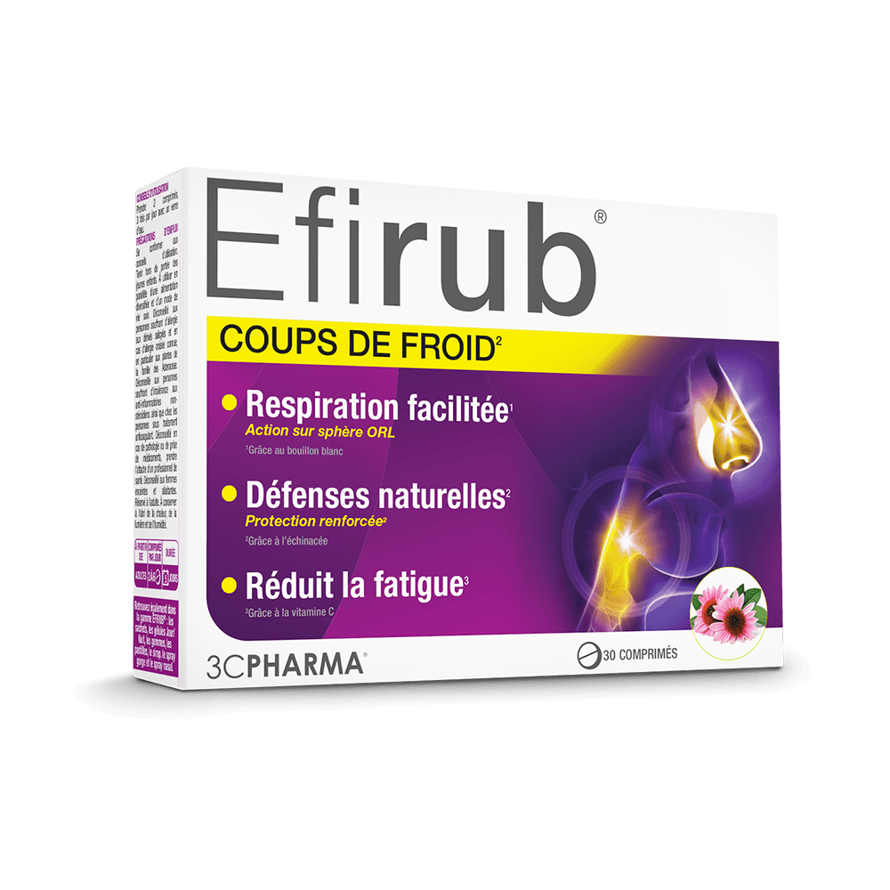 EFIRUB - COUPS DE FROID - 3C PHARMA