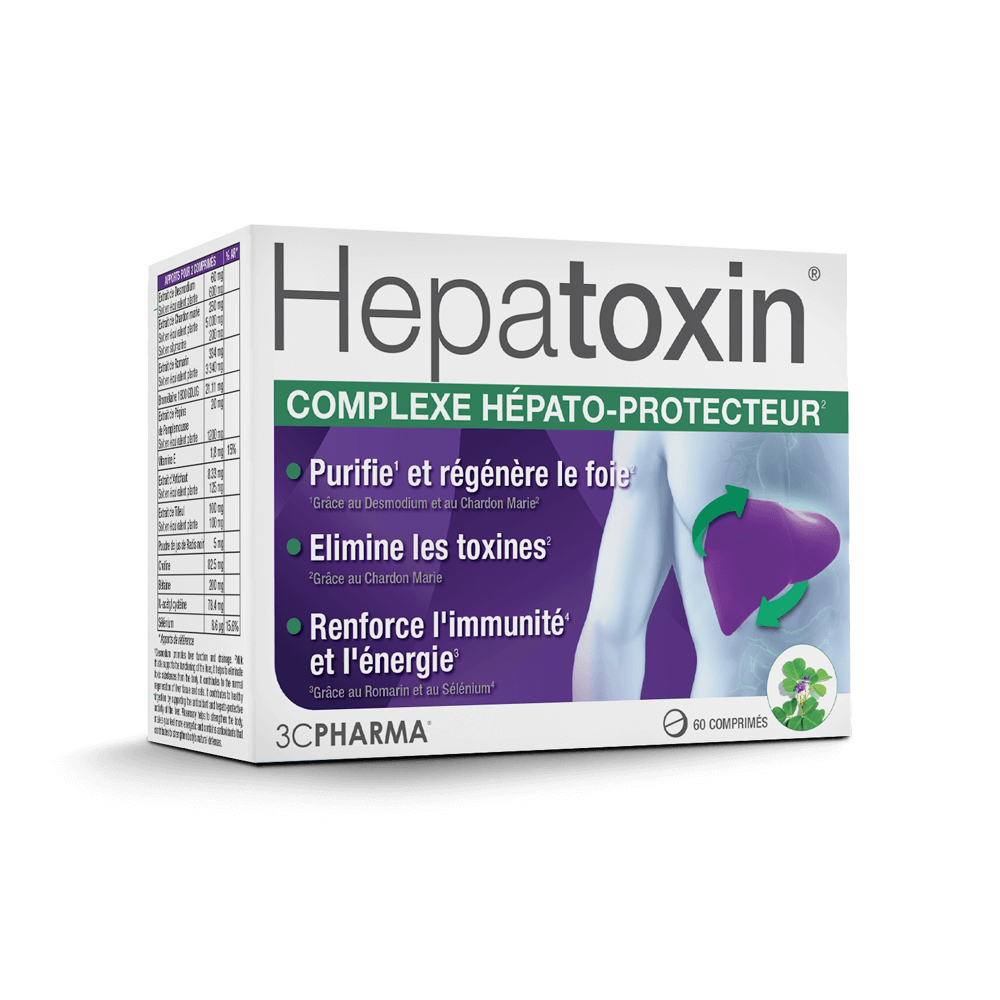 HEPATOXIN - DETOX & HEPA-PROTECTEUR - 3CPHARMA