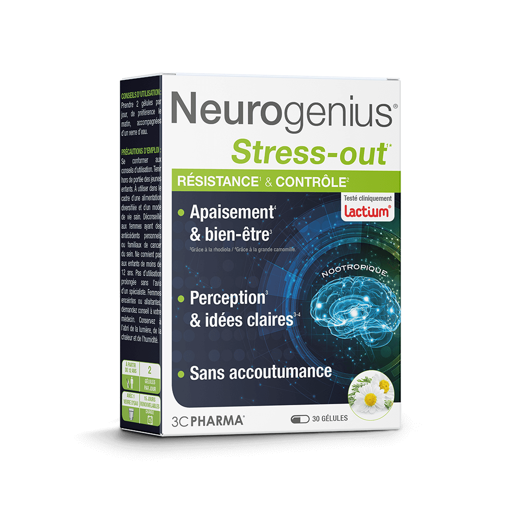 NEUROGENIUS STRESS-OUT - 30 GELULES - 3CPHARMA