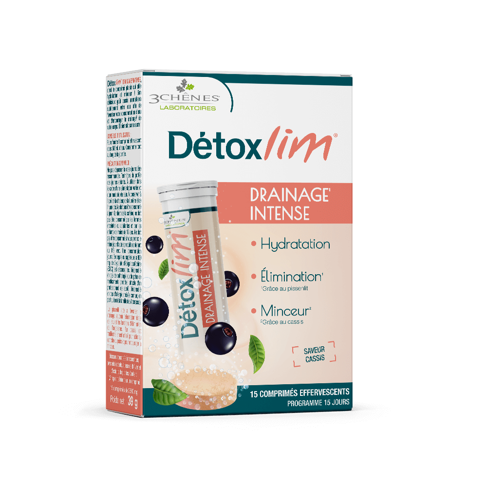 DETOXLIM - DRAINAGE INTENSE EFFERVESCENT - SAVEUR CASSIS