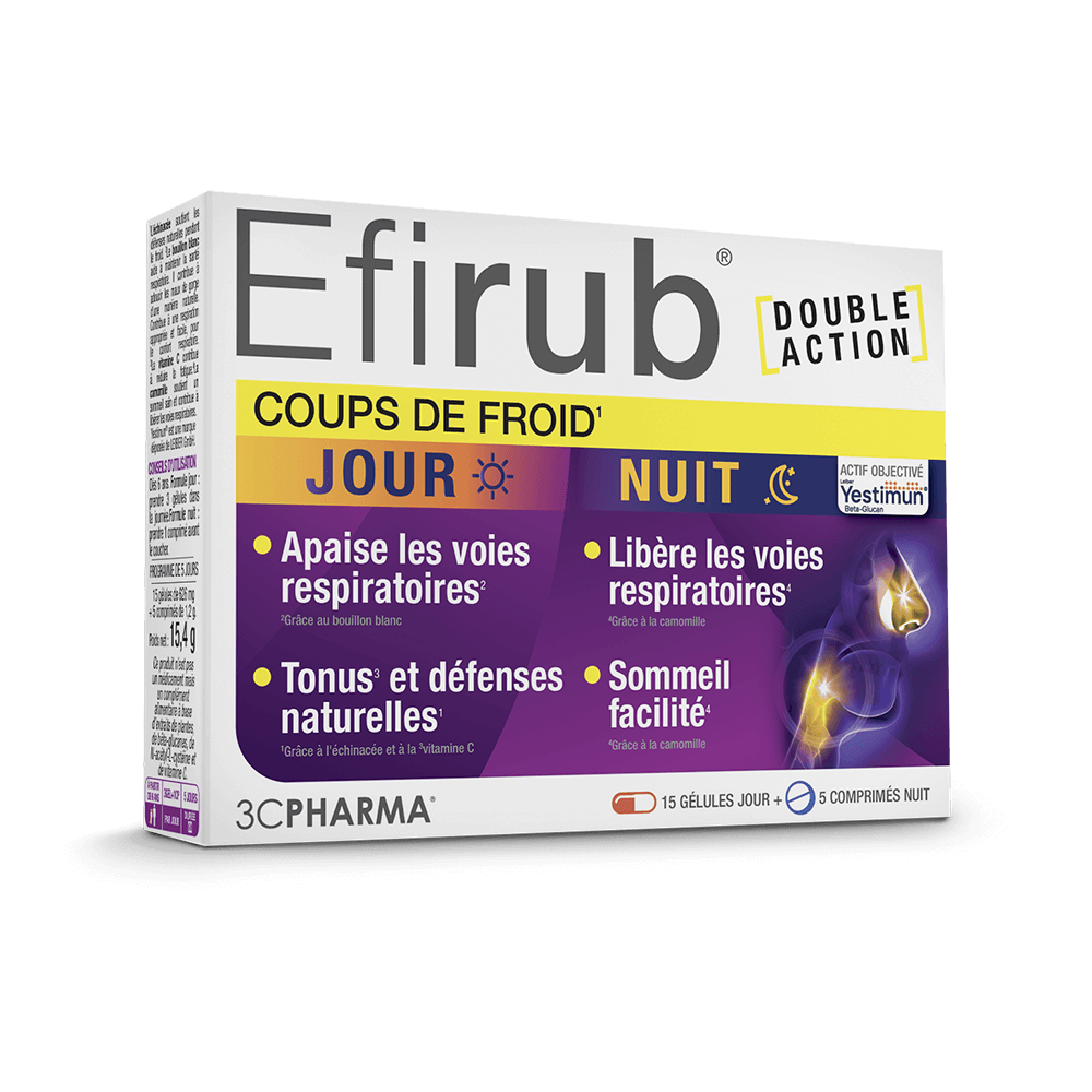 EFIRUB - JOUR NUIT - COUPS DE FROID - 3C PHARMA