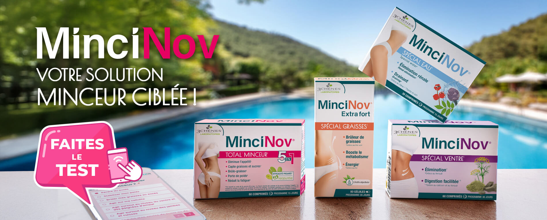 MINCINOV - Gamme Minceur ciblée