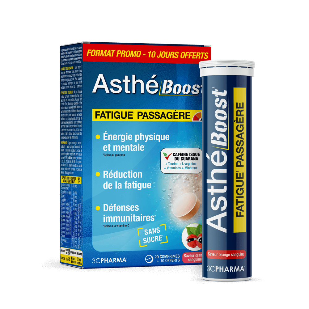 ASTHEBOOST - EFFERVESCENT - FATIGUE PASSAGERE - 3C PHARMA