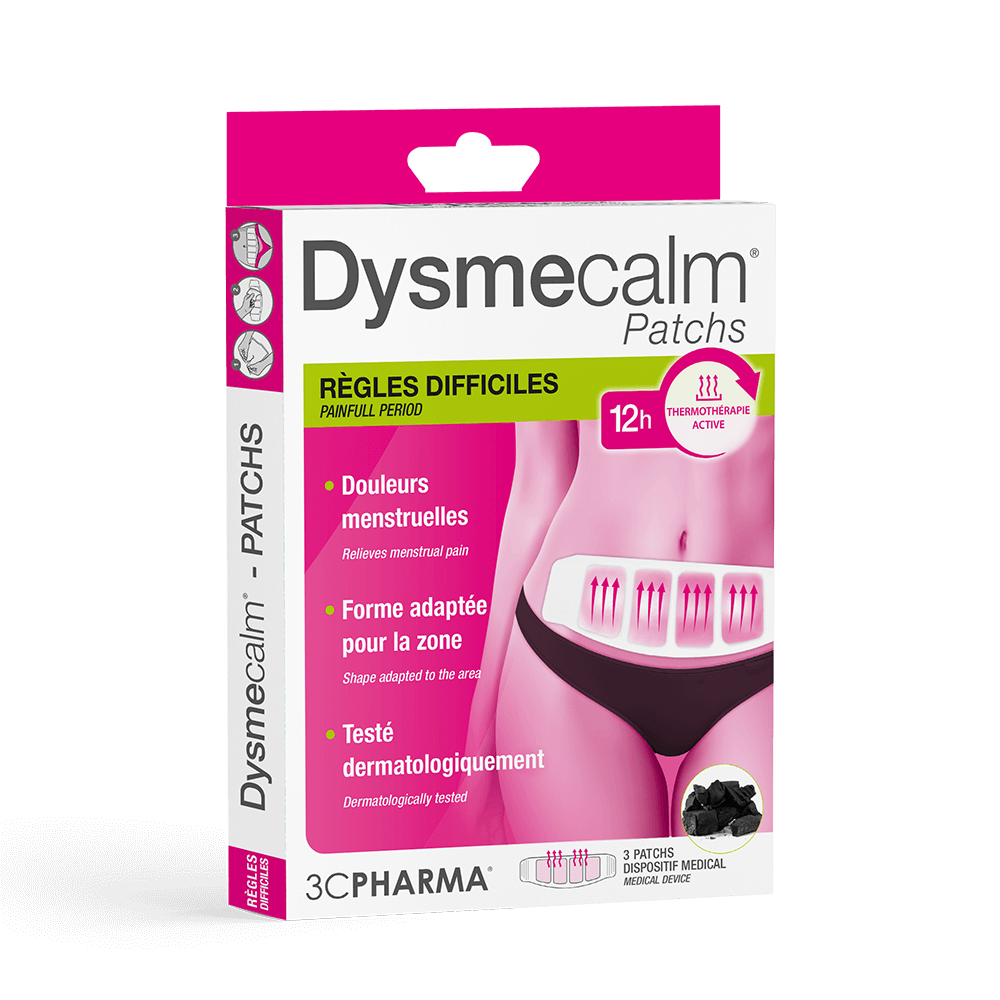 DYSMECALM PATCHS - REGLES DIFFICILES - 3CPHARMA