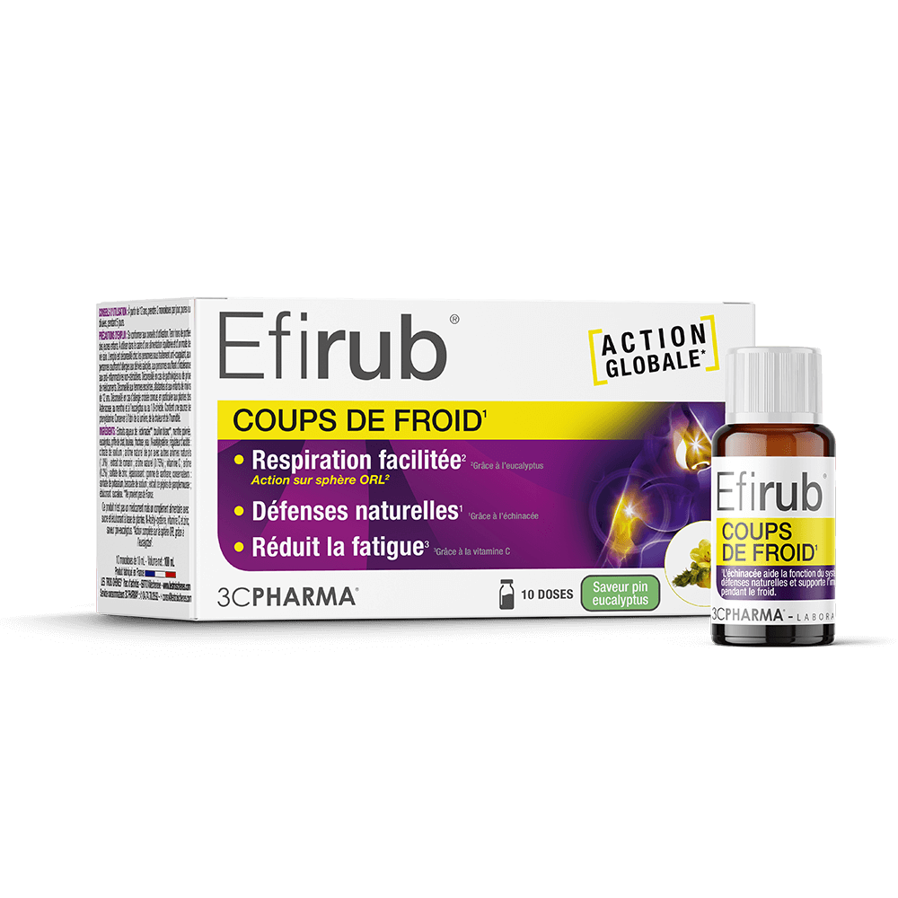 EFIRUB COUPS DE FROID - MONODOSES 20 ML - 3CPHARMA