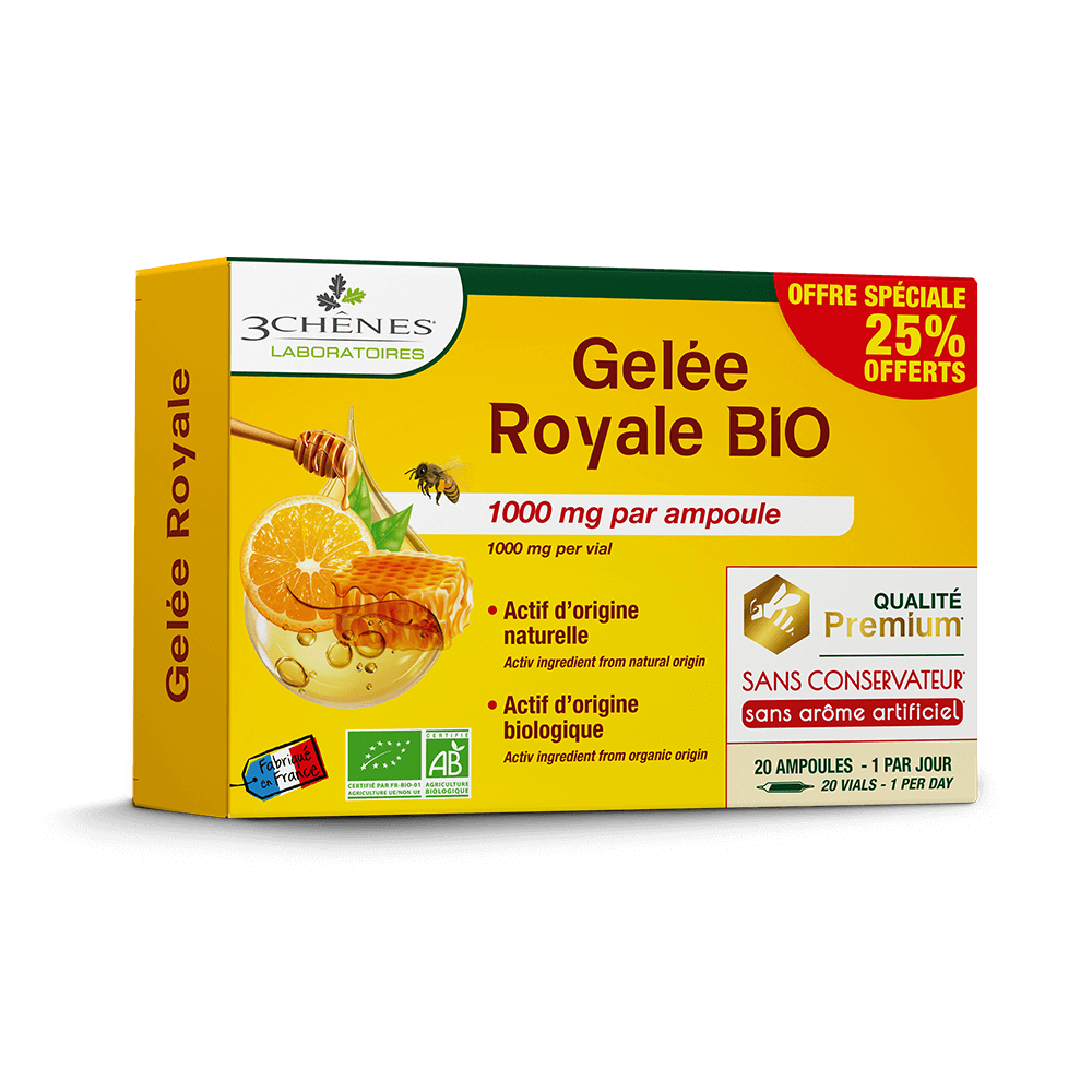 GELÉE ROYALE BIO - 3 CHENES