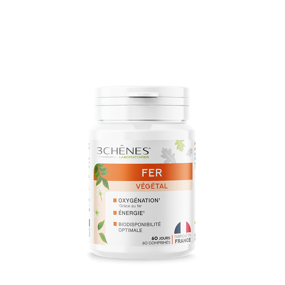 FER VÉGÉTAL - COMPRIMÉS - 3CHÊNES