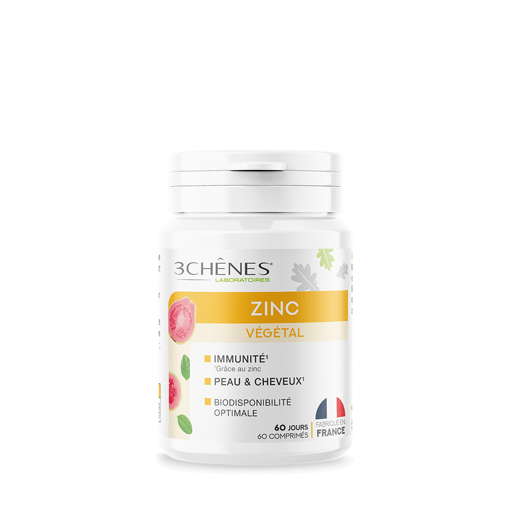 ZINC VÉGÉTAL - COMPRIMÉS - 3CHÊNES